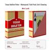 Carte da Gioco da Poker in PVC Impermeabile con Stampa Grande Texas - Durevoli e Resistenti allo Sbiadimento