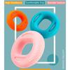 Silicone Adjustable Hand Grip 20-80Lb Gripping Ring Finger Forearm Trainer Carpal Expander Muscle Workout Exercise Gym Fitness