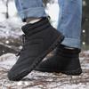 Winter Plush Snow Boots Thick Soled Anti-slip Cotton Shoes Men Women Short Ankle Boots Wear-resistant Outdoor Sneakers