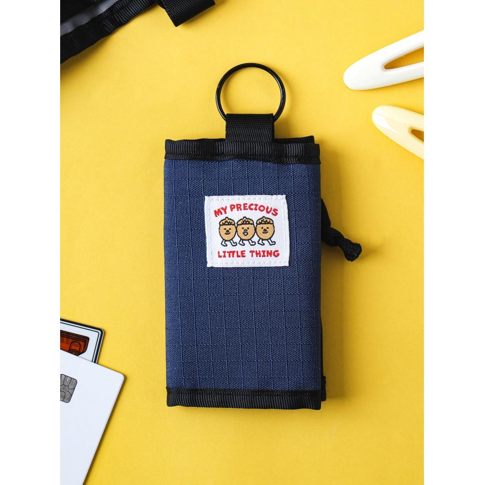 

Daiso Foldable Casual Mini Wallet Navy