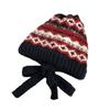 Winter women's plush ear protection warm wool hat retro dual-purpose bag hat street style knitted hat