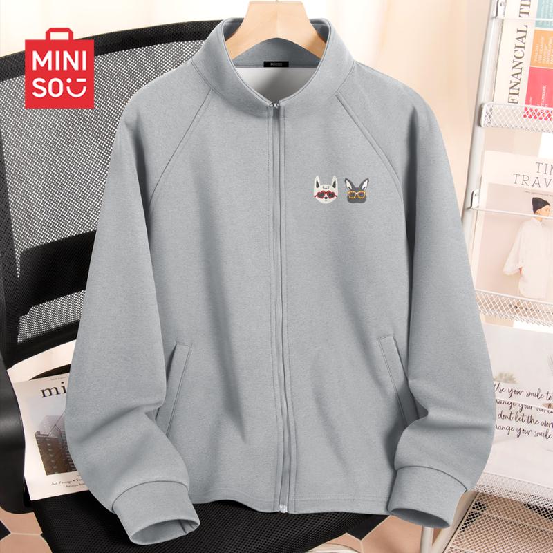 MINISO Men s Casual Stand-Collar Jacket 2XL