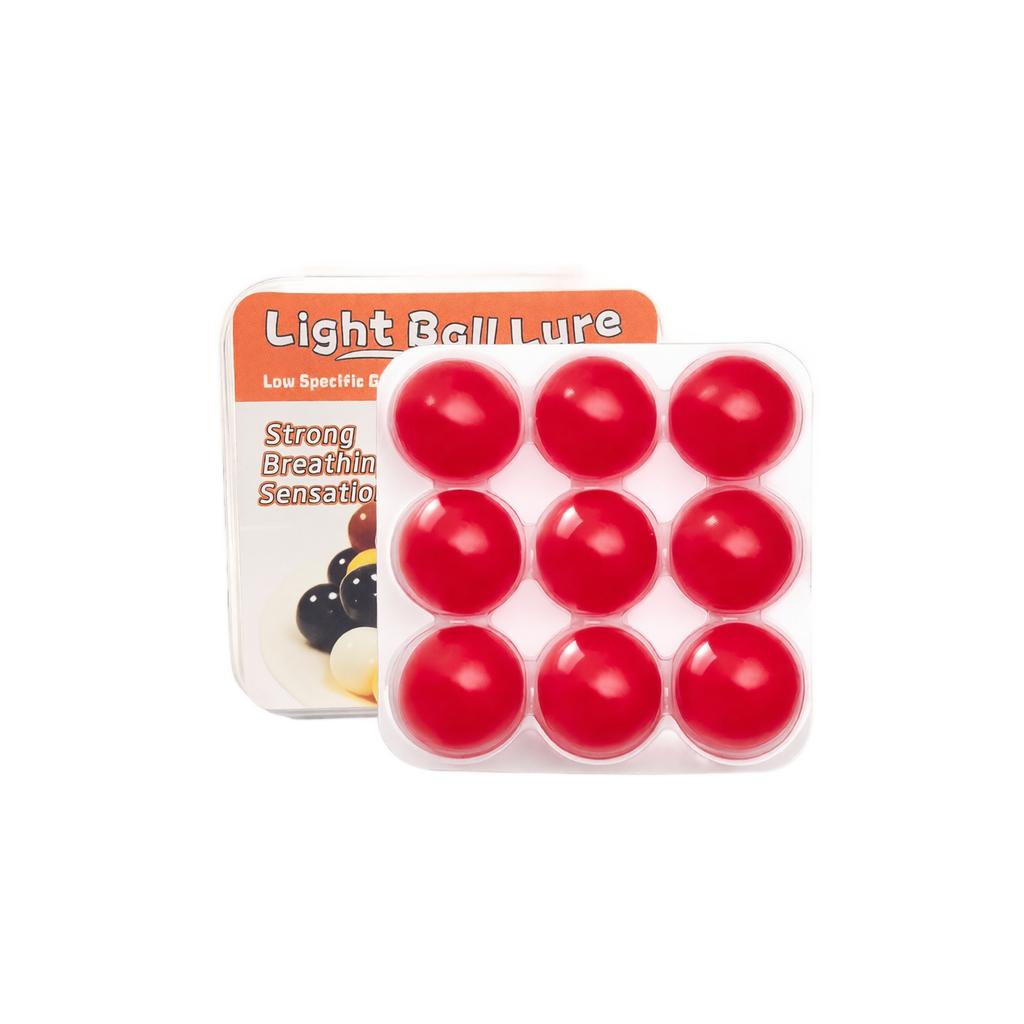 Soft Fishing Bait Balls Floating Lure Soft Worm Shrimp Scented Fishing Bait for Freshwater Saltwater Fishing Tackle Set of 9
