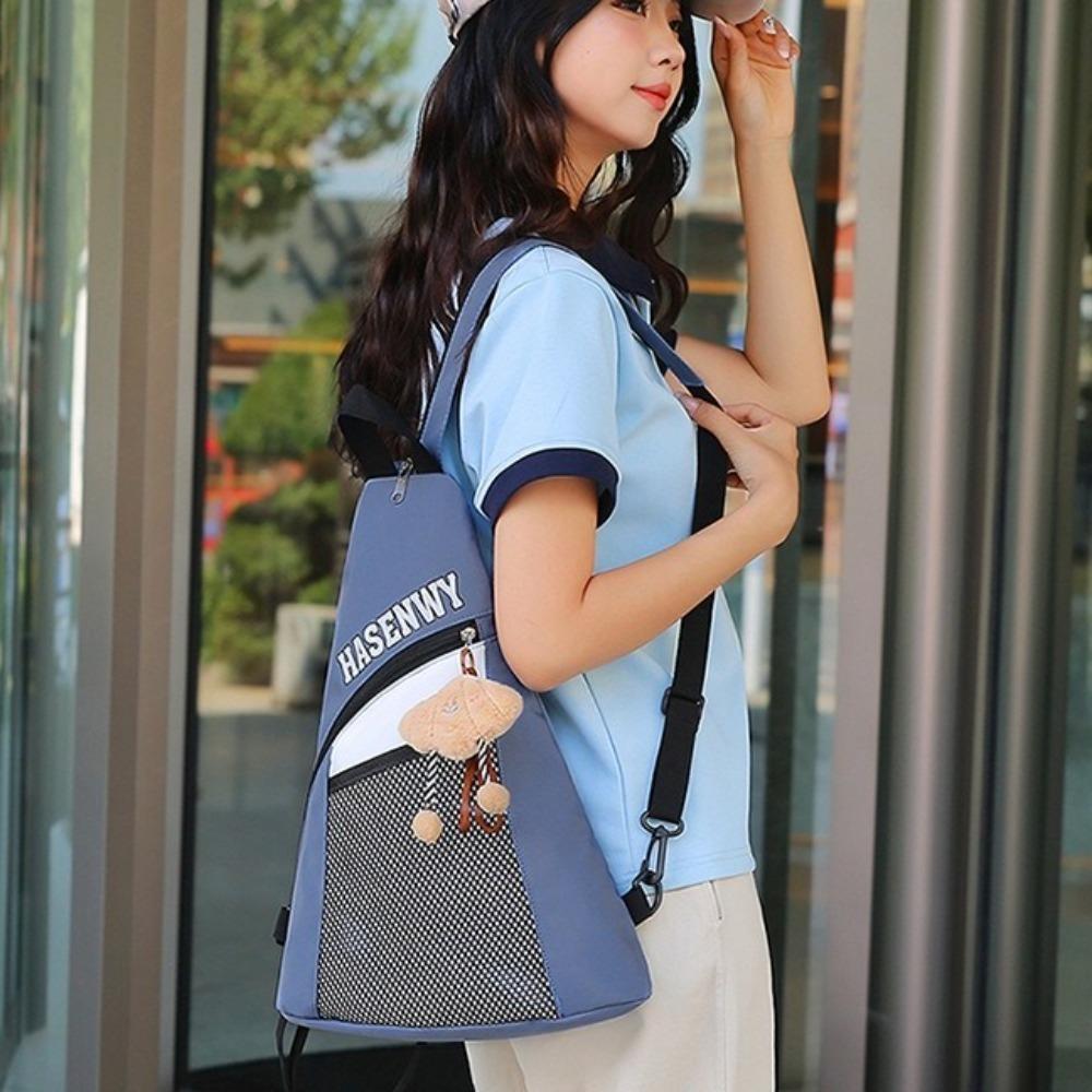 Multifunctional Sling Chest Bag Large Capacity Crossbody Bag Single Daypack  Shopping