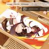 HYBXAXC Genshin Impact Hu Tao Anime Rubber Mouse Pad Large Mousepad Mat Deskmat Pc Accessories Desk Protector Gamer Keyboard Pad