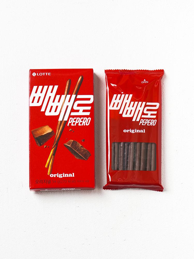 Lotte Original Pepero Chocolate Biscuit Sticks 54g 1ea