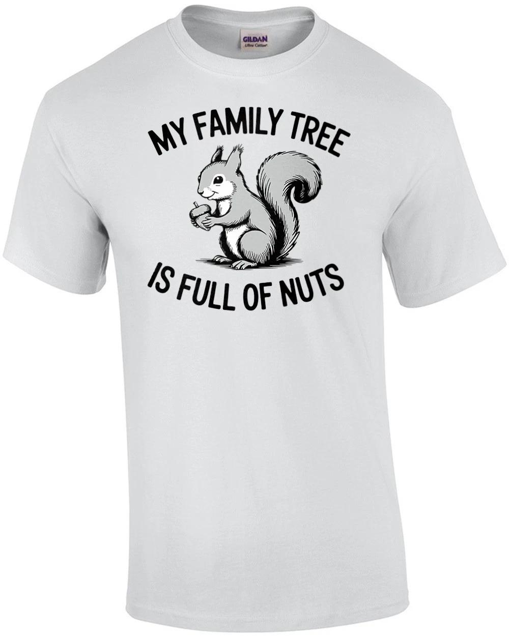 My family tree is full of nuts - funny pun t-shirt S