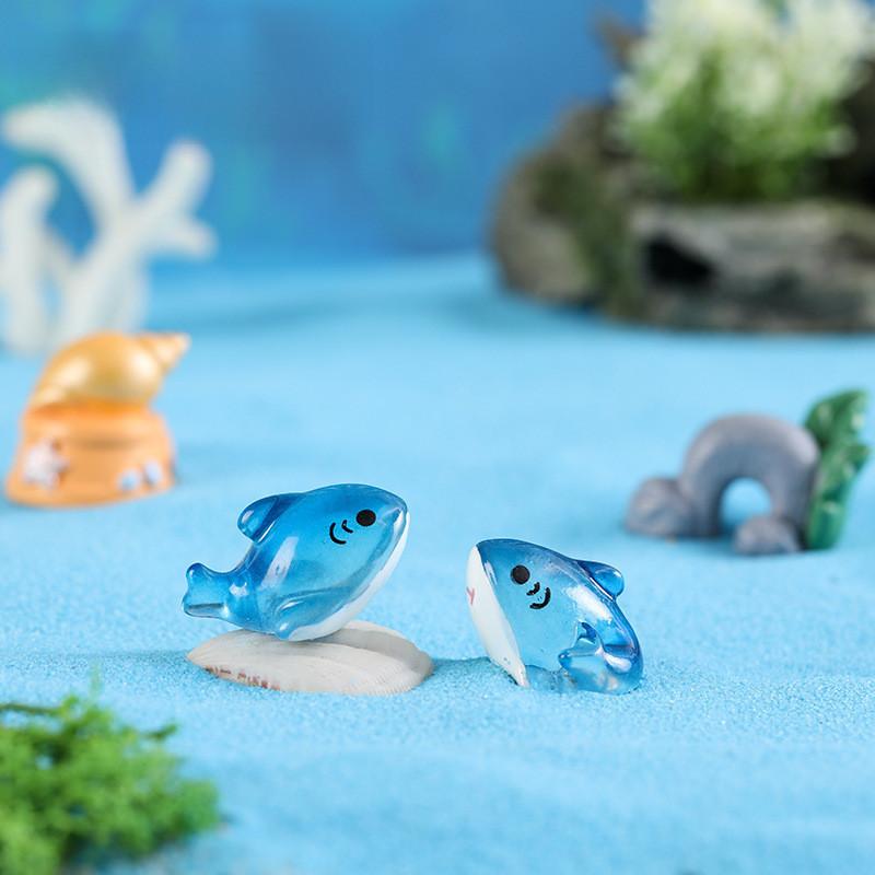 Cute Micro Landscape Shark Decoration Accessories Desktop Toy Doll Kids Gifts