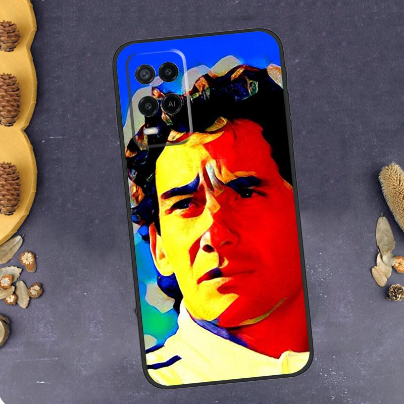 Racing Ayrton Senna Phone Case For Oppo A40 A60 A80 A78 A98 A18 A38 A58 A74 A94 A54 A16 A76 A96 A15 A17 A77 A57S