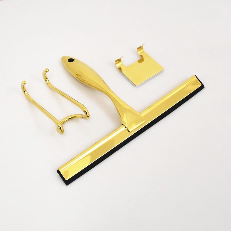 Stainless Steel & Zinc Alloy Window Squeegee – Glass Brush & Shower Scraper