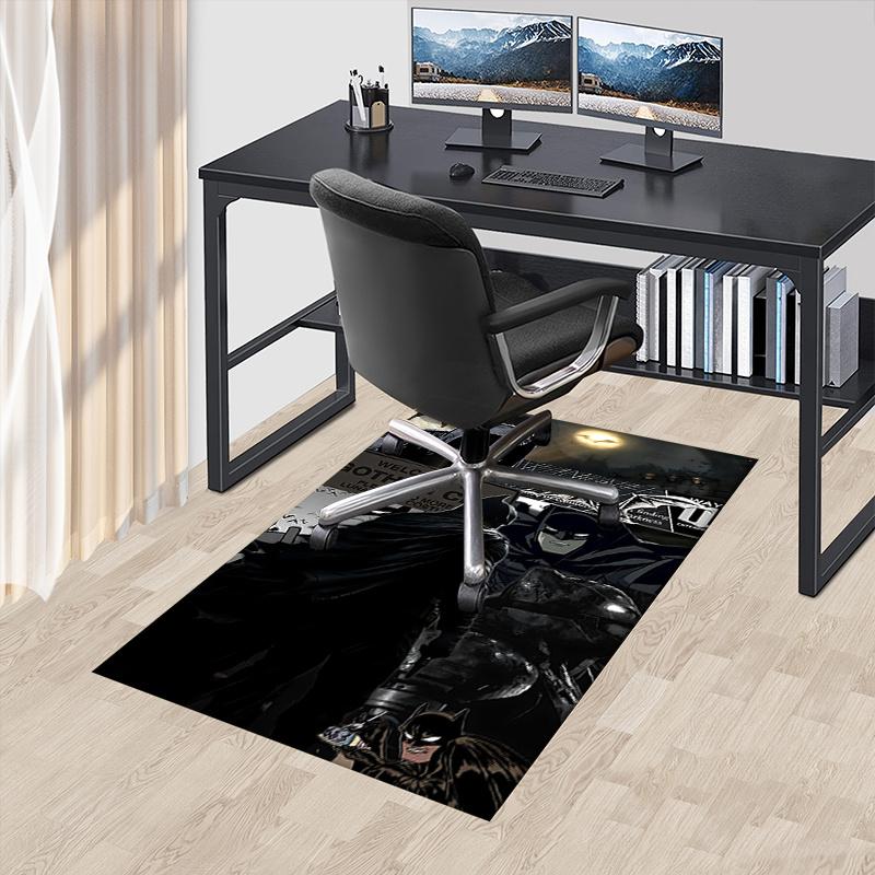 

Gotham City,Batman Office Carpet Chair Mats, Home Decor Dormitory Floor Protector With Anti-Skid Backing, Large Area Coverage, Christmas Dec 60cm by 90cm