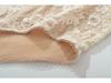 Pure Desire V-Neck Lace Patchwork Bodysuit with Bell Sleeves & High Waist Mesh Jumpsuit