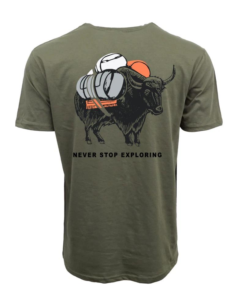 Never Stop Exploring Graphic T Shirt S