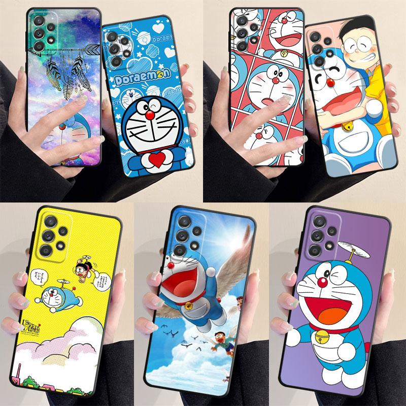 

Чехол для Samsung Galaxy A51 A13 A41 A72 A53 A71 A33 A32 A42 A21s A52s A22 A23 A11 A31 A12 A73 A52, милый чехол в стиле аниме Doraemon