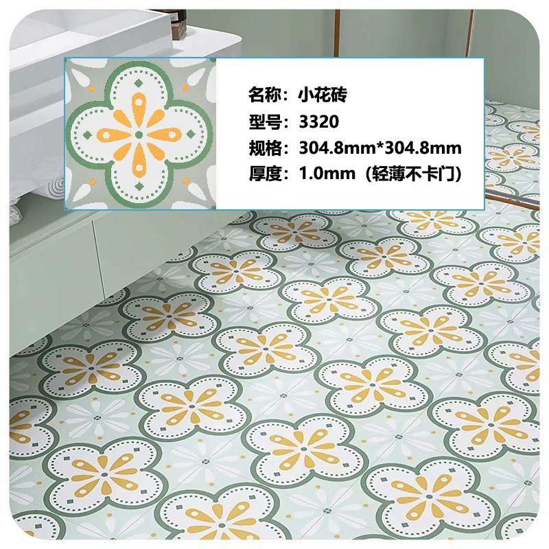30.48x30.48cm PVC Waterproof Self-Adhesive Floor Tile, SPC Vinyl Peel and Stick for Bathroom Balcony Kitchen, Easy DIY Home