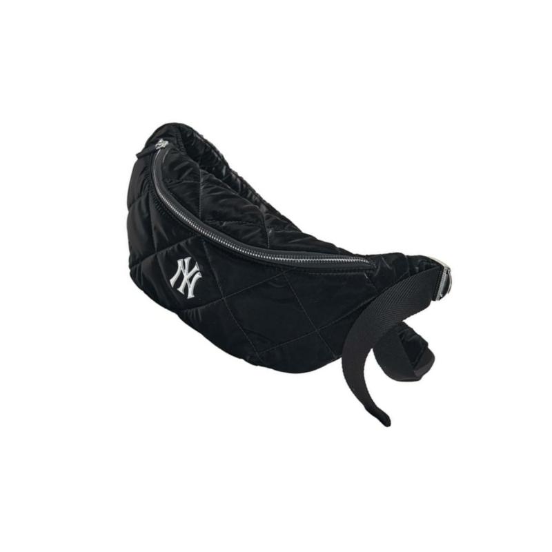 MLB Marsupio a Tracolla in Poliuretano New York Yankees Taglia Regolare Unisex Nero Casual 3AHSM064N-50BKS-BLACK