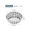 Mini Aluminum Alloy Tart Molds Cupcake Cookie Pudding Pie Mould Non-stick Party Baking Tools Muffin Cups Pastry Accessories