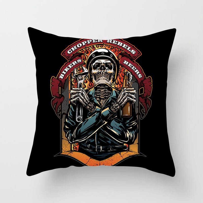 Japanese Ninja Character Digital Single-sided Printing Sofa Pillow Cushion Cover Home