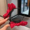 Celebrity Style Bowknot Hairpin - Elegant Hair Clip with Ball Head Design for Women