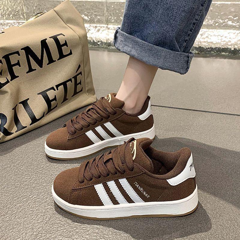 [Comfortable thick sole] Couple bread shoes women's new popular niche thick-soled casual board shoes in summer 2025 flat