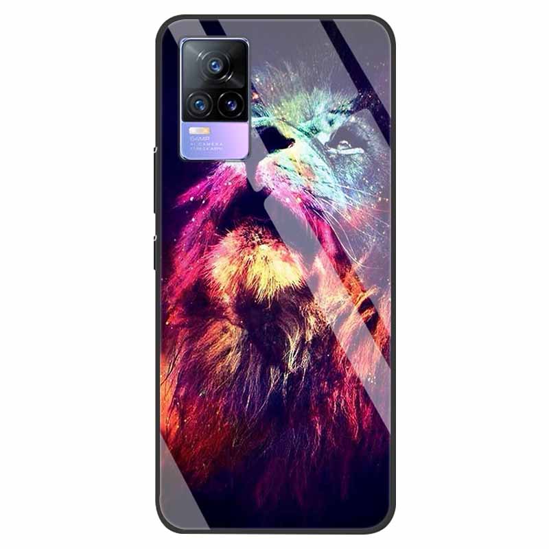 For VivoV21 5G Tempered Glass Case for Vivo V21 5G Soft Bumper Hard Funda For Vivo X60 Pro Global Phone Case X60 5G 2021 Cover