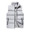 Men S Sleeveless Stand Collar Padded Vest Winter Casual Sports Cotton Jacket