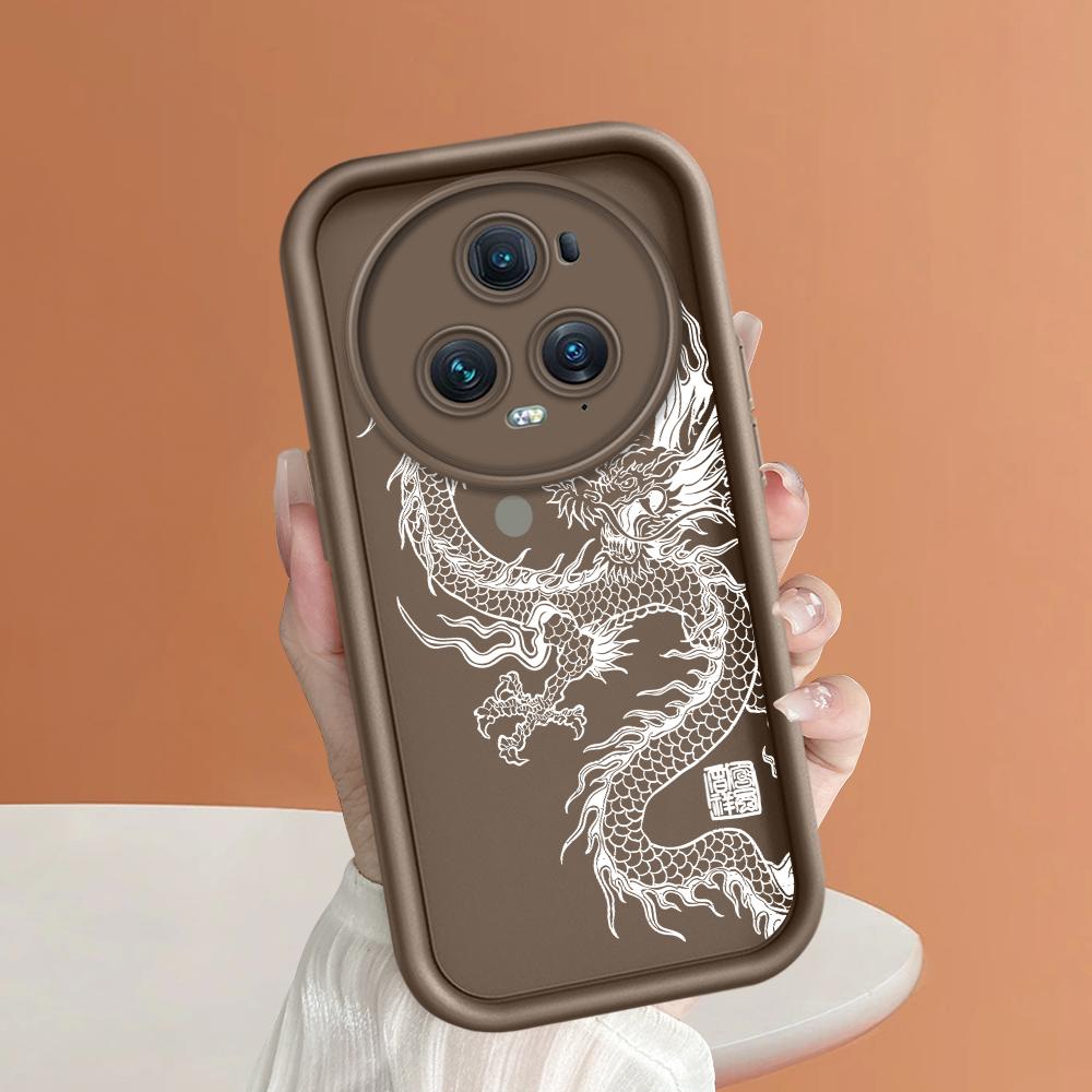 Soft Silicone Square Ladder Printing Pattern Phone Casing Full Cover Camera Shockproof Protection Rubber Case for Huawei Honor