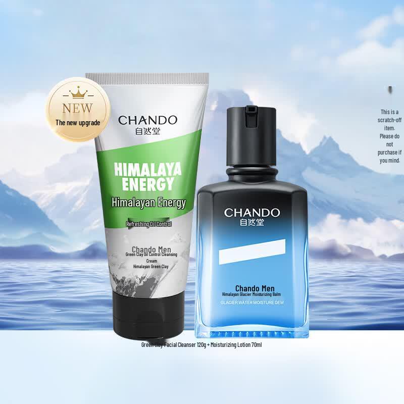 CHANDO Himalaya Men s Moisturizing Oil Control Glacier 2-piece Set