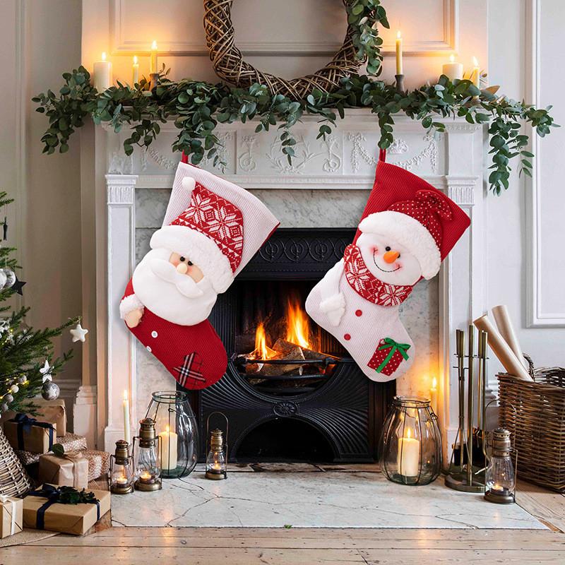 Christmas Premium Knit Stocking For Santa Gifts And Christmas Decor