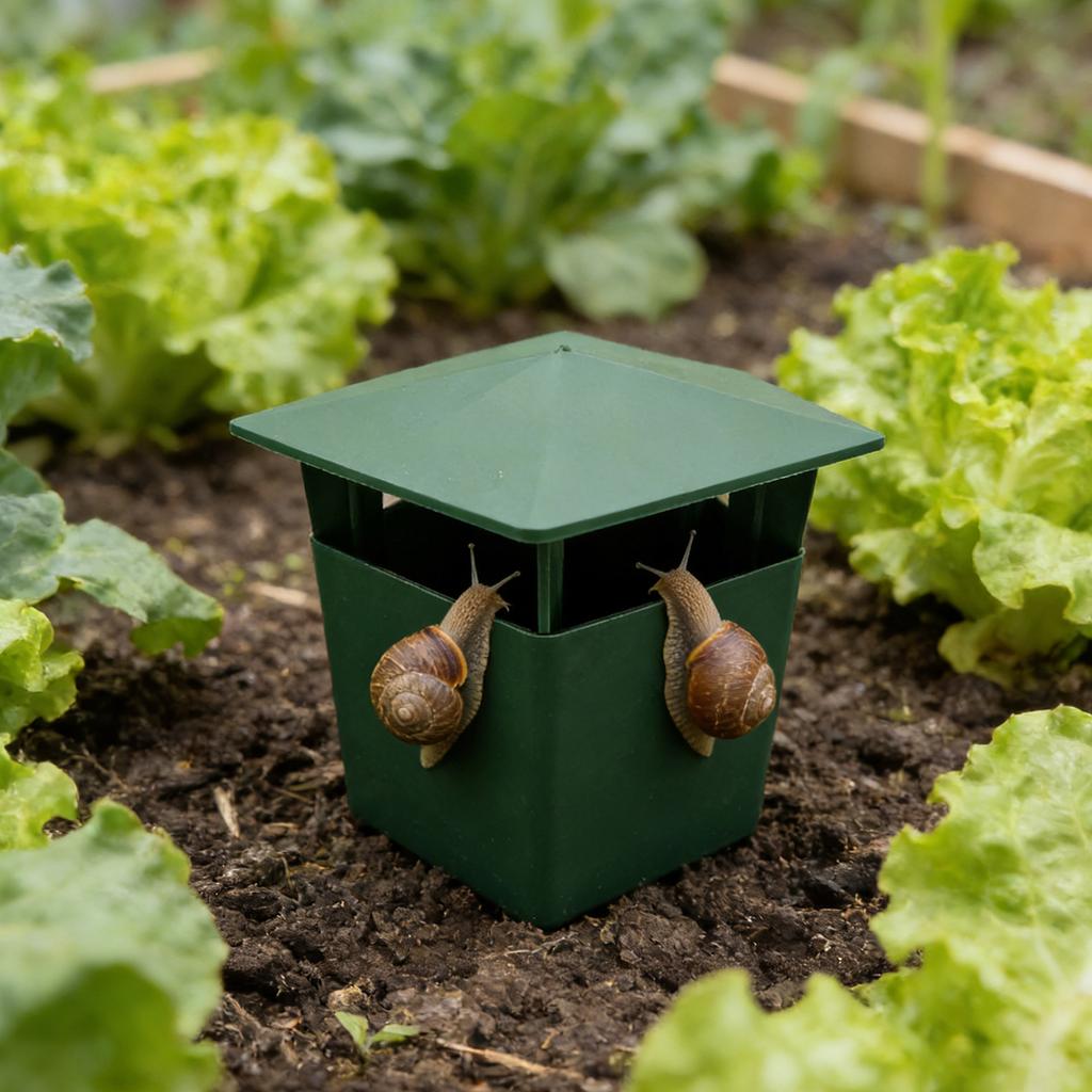 Cross-Border  Trap, Garden Slug Trap, Green Plastic .