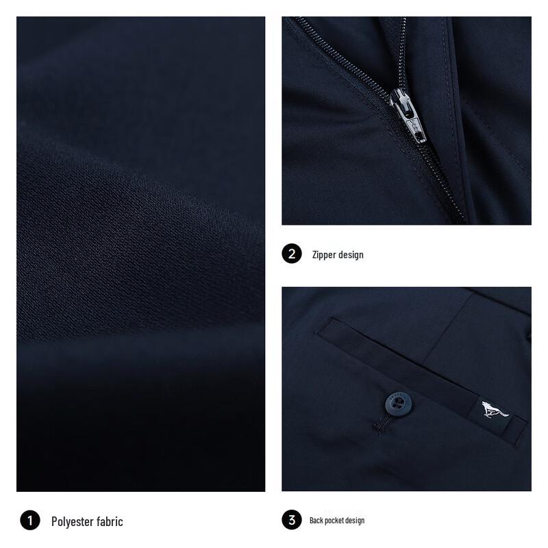 SEPTWOLVES Men's Bamboo Fiber Anti-bacterial Casual Trousers