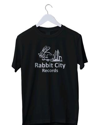 Rabbit City Records Graphic Print T-Shirt Mens Womens Tees Top Mens