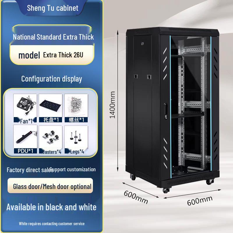 Wall-Mounted Network Rack: 6U/4U/12U Small Cabinet for Monitor Equipment and Switches