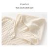 New Style Simple Temperament Women's Cashmere Hoodie Sweater with Full Body Cable Knit Base Layer
