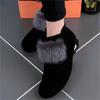 Shoes for Women 2025 Winter Plush Warm Women's Boots Low Heel Non-slip Commuter Office Ladies Shoes Fashion Zipper Short Boots