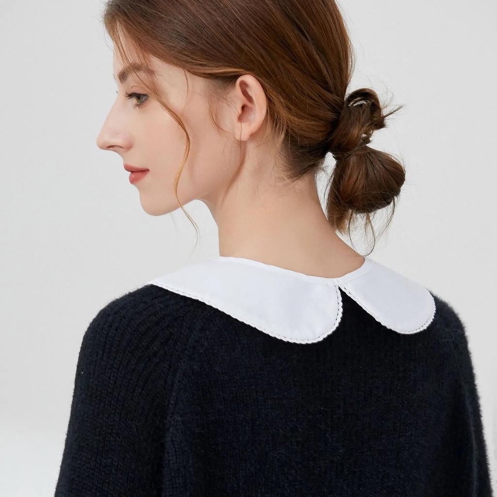 White Fake Collars Shawl for Women Shirt Necklace Choker Flase Collar Shawl Girls Removable Dress Detachable Collars Faux Collar
