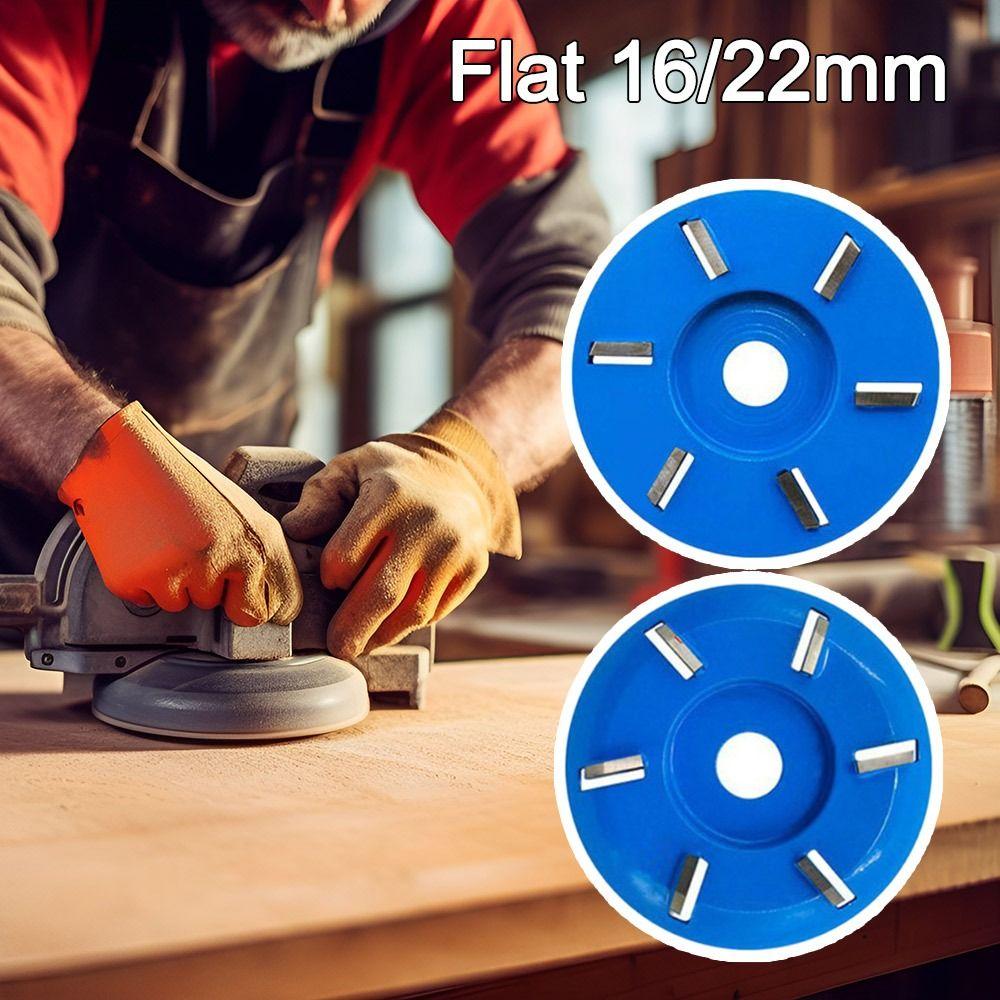 6 Teeth Wood Carving Disc Angle Grinder Accessories 16mm 22mm Arbor Bushing Tea Tray Milling Cutter Woodworking Tool