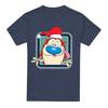Ren & Stimpy Unisex Adult Festive Santa Hat Christmas T-Shirt