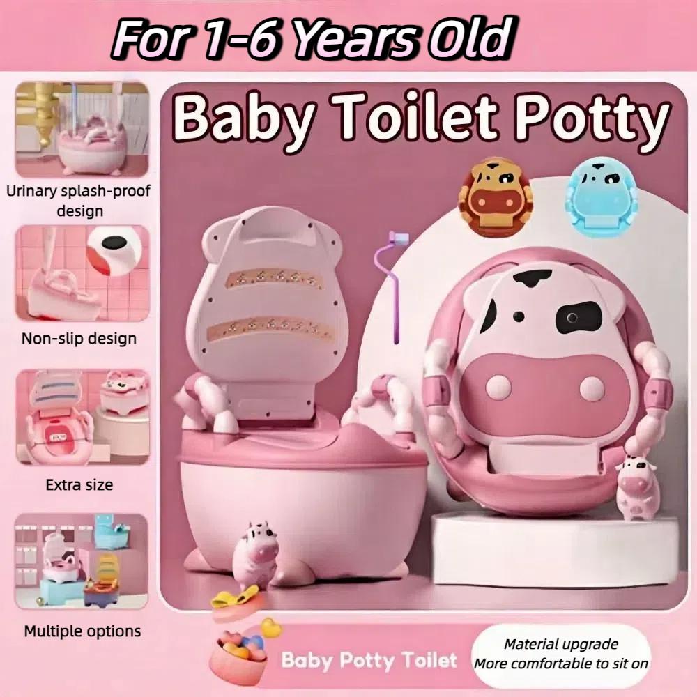 Scaun Antiderapant pentru Olita cu Spătar Special pentru Copii Olita pentru Bebi Pentru 1-6 Ani