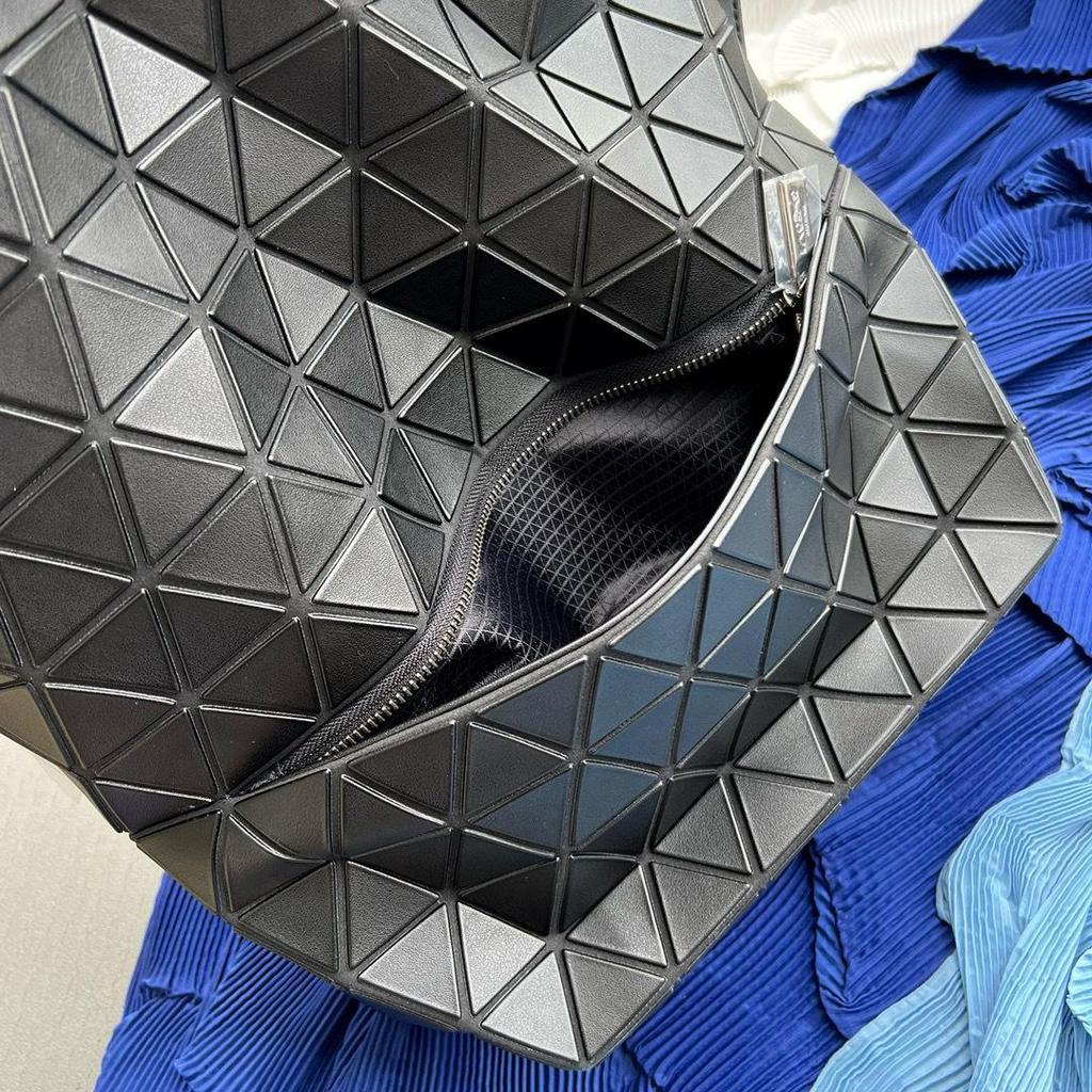 2024 Women's Geometric Rhombus Backpack: Large Capacity Frosted Space Schoolbag & Mountaineering Bag