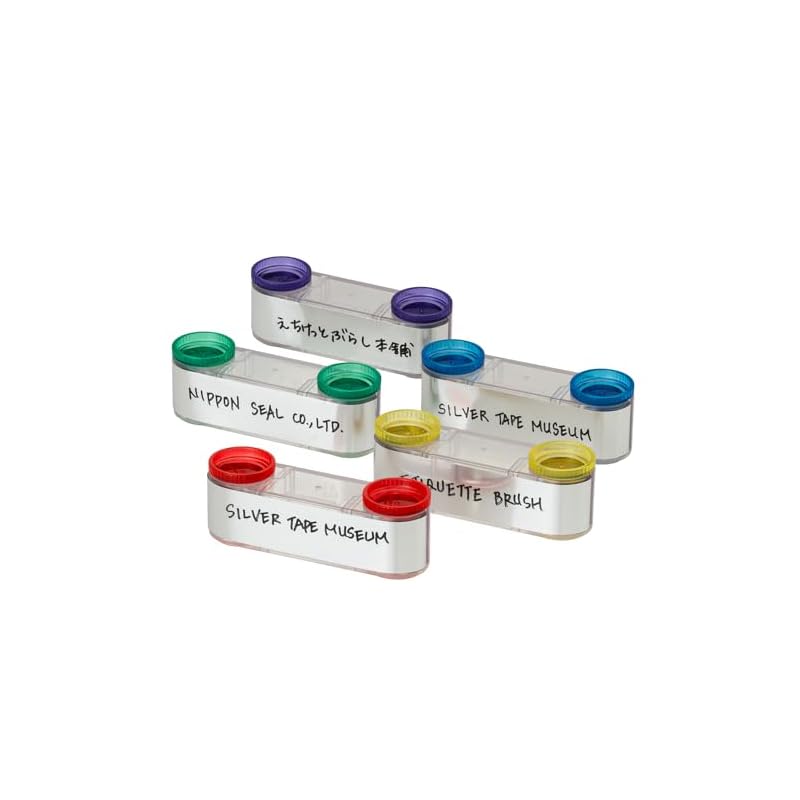 Nippon Seal Silver Tape Museum Silver Tape Holder Storage Case, Transparent, for Fans, Fan Activities, and Fan Goods. Silver Tape Storage Case Holder