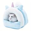 Hamster Nesting House Golden Bear Sleeping Bag Cotton Nest and Sleeping Bag Keep Hamster Warm and Cozy