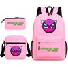 Geometry sprint game backpack geometry dash heat transfer backpack elementary school bag leisure bag