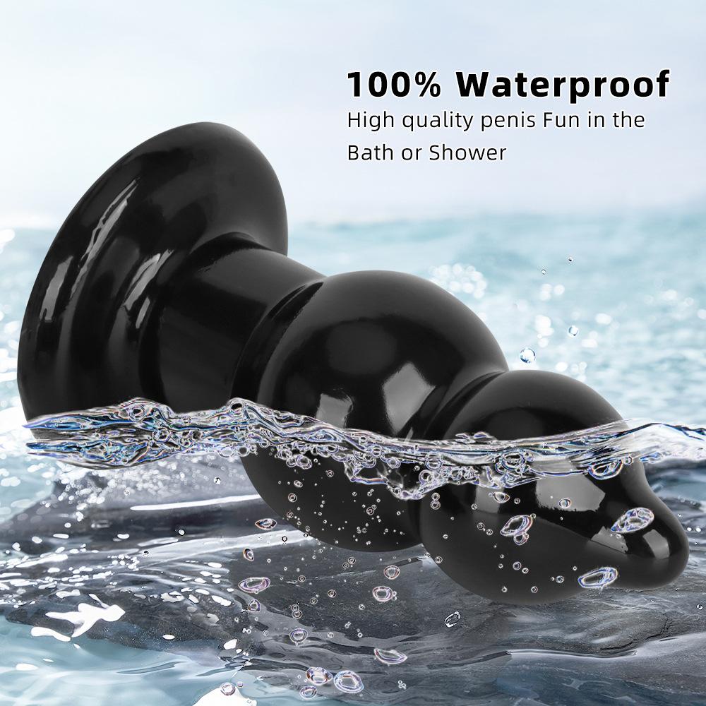 Extra Large Black Tapered Anal Plug for Stretching, Fisting, Men & Women – Super Wide Design for Relaxed Play