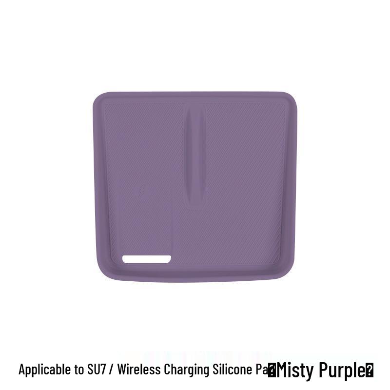 New: Silicone Non-slip Mat for Su7/YU7 Wireless Charging Console Panel, Interior Accessory