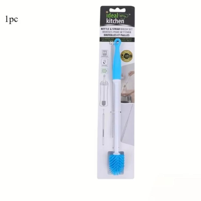 Versatile Household Cleaning Brush, Cup Brush with a Long Handle, Extended Cup Cleaning Brush, a Magical for Cleaning синий