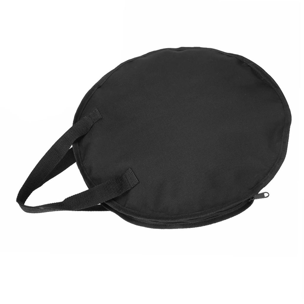 Tragbare 14-Zoll Übungspad-Tasche für Schlagzeug-Dämpfer, Schwarzes Oxford-Gewebe, Tragetasche, Koffer
