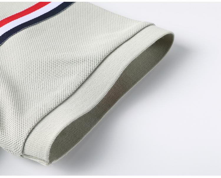 Classic Pure Cotton Contrasting Cuffs: Refreshing, Breathable, Comfortable and Skin Friendly Men's Short Sleeved Polo Shirt In Summer