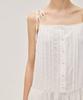 Depound Pintuck Sleeveless Midi Dress [White]