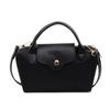Minimalist Womens Small Square Nylon Shoulder Bag With Inner Zipper Pocket For Casual Outings